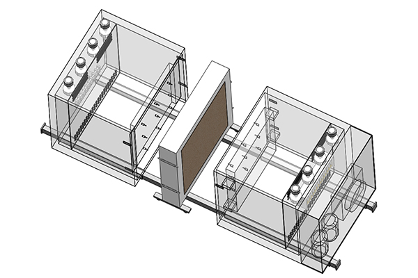 ห้องที่กำหนดเองสำหรับการทดสอบประสิทธิภาพการนำความร้อนที่มั่นคงของผนัง