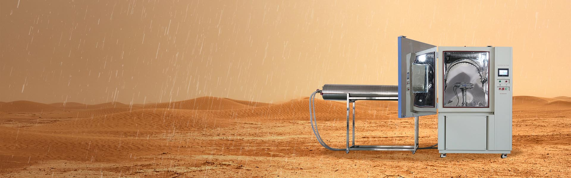 อุปกรณ์ทดสอบ Mop IP มีชุดห้องทดสอบฝุ่นเต็มรูปแบบและห้องสเปรย์น้ำที่สอดคล้องกับ IEC