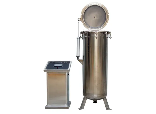 IPX7อุตสาหกรรมและกระบอกสูบทดสอบการแช่ IPX8สำหรับการปฏิบัติตามข้อกำหนด IEC 60529และ ISO 20653